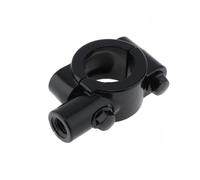 Abrazadera para Espejo Retrovisor Motocicleta Adaptador para Manillar De 7/8" (22 Mm, 25 Mm), Rosca De 10 Mm Y 8 Mm. Soporte De Extensión(Black-22mm-8)