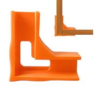 Abrazadera para esquinas Herramienta posicionadora para madera a 6,9 x 6,9 | Escuadra angular de unión en muebles para carpintero, estantería, mesa, armario, cajón y