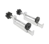 Abrazadera para Guía de Sierra | Accesorio de Carpintería Resistente de Aleación de Aluminio,Abrazadera de fijación para sierra de mesa,para Carpinteros, Arquitectos, Talleres de Reparación y Acabado