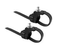 Abrazadera Para Horquilla De Bicicleta | Adaptador de Horquilla con Tornillos Laterales y Montaje para Alambres,Accesorios De Instalación Ajustables Para Portaequipajes Trasero + 2 Anillos Delanteros