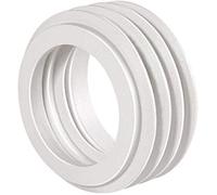 Abrazadera para inodoro blanca 55 mm - diámetro interior 40/44 mm