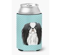 Abrazadera para latas o botellas japonesa con dise o de tablero de ajedrez en azul BB1168CC