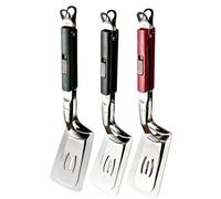 Abrazadera Para Parrilla De Acero Inoxidable, Herramienta De Cocina Versátil, 1 Pieza, Pinza De Espátula Con Mango Extendido Antiescaldaduras, Abrazadera Para Parrilla Con Clip Para Alimentos, Fácil D