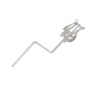 Abrazadera para Partitura de Saxofón Portátil, Hierro, Plata
