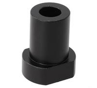 Abrazadera para perro de aleación de aluminio con 19 mm y 20 mm de diámetro para mesa de carpintería, banco de trabajo, bloque de límite de freno, 35 mm de longitud, negro (20 mm)