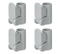 Abrazadera Para Poste De Carpa Con Tensor Rápido 25-28mm - Juego De 4 Piezas