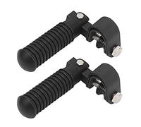 Abrazadera para Reposapiés de Motocicleta, Soporte para Reposapiés para Protector de Barra de Choque de Motor de 1 (Negro)