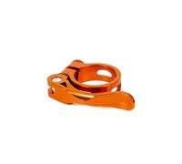 Abrazadera Para Silla De Bicicleta Engranaje fijo de aleación aluminio | Abrazadera de liberación rápida for asiento de bicicleta, abrazadera de aluminio de 31,8mm/34,9mm(Orange-31.8mm)
