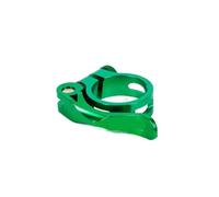 Abrazadera Para Silla De Bicicleta Engranaje fijo de aleación aluminio | Abrazadera de liberación rápida for asiento de bicicleta, abrazadera de aluminio de 31,8mm/34,9mm(Green-31.8mm)