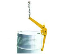 Abrazadera para Tambor de 30 a 55 galones, Gancho de elevación de Acero de aleación de Alta Resistencia con Capacidad de 1000 LB, Ideal para Levantar y Transportar Tambores metálicos.