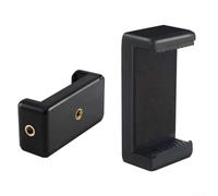 Abrazadera para teléfono móvil Soporte de transmisión en vivo Selfie E tipo con interfaz de cuarto, ángulo ajustable para un montaje seguro en trípodes