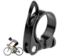 Abrazadera para tija de sillín, abrazadera de liberación rápida de aleación de aluminio, abrazadera de sillín multiusos para bicicleta de carretera, montaña y plegable