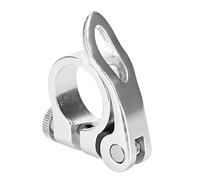Abrazadera para Tija de Sillín de Bicicleta, Abrazadera para Tija de Sillín de Aleación de Aluminio Abrazaderas para Tija de Sillín (Silver)