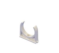 Abrazadera para tubería de PVC, Paquete de 5 abrazaderas tubería en forma U UPVC blancas, varios tamaños (diámetro 32 mm)(INNER DIAMETER-50MM(5 PCS))