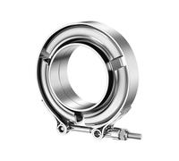 Abrazadera para tubo de escape Abrazadera de banda en V escape acero inoxidable 304 con kit brida macho-hembra varios tamaños(1.75inch)
