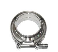 Abrazadera para tubo de escape Kit de abrazadera banda en V acero inoxidable 304, brida escape Turbo, varios tamaños(Standard 1.75 inches)