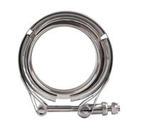 Abrazadera para tubo de escape Kit de abrazadera banda en V acero inoxidable for escape Turbo Downpipe 2-4 pulgadas, 3 uds(2.5 inch)