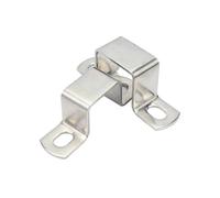 Abrazadera para tubos en U Abrazadera de tubo en forma de U con soporte de ángulo recto cuadrado/ohmio de acero inoxidable 304(2pcs 40X60)