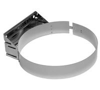 Abrazadera pared inoxidable tubo estufa 150 mm