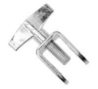Abrazadera Plata Batería de de Metal Cencerro para Caja | Montaje Estándar Pinza Extensible, se Fija al Aro del Instrumento, Uso Cencerros y Soporte Ajustable