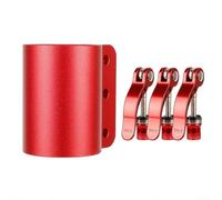 Abrazadera plegable con sistema de 3 bloqueos diseñada para scooter Kaabo Mantis10 E, bloqueo reforzado fiable (es negro)