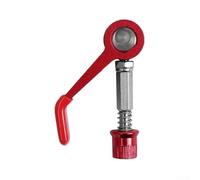 Abrazadera plegable de liberación rápida para scooter eléctrico INOKIM OXO OX bloqueo de vástago de varilla vertical palanca de barra vertical de metal rojo 12,8 x 1,6 cm, mejora de la movilidad de