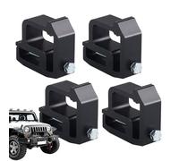 Abrazadera Portaequipajes | Montaje rápido del techo, 4 abrazaderas de autocamping y abrazaderas de furgoneta, almacenamiento seguro para vigas de techo