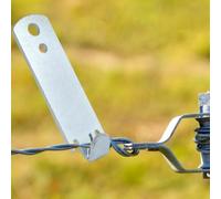 Abrazadera Poste T Metal 2Pack para Cercas Animales | ergonómico, instalación rápida, para ideal cercas nuevas, reparación vallas, uso agrícola