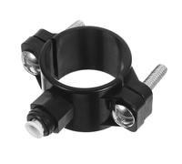 Abrazadera Purificador de Agua para Ósmosis Inversa, Negro 1 Pieza | Acero Inoxidable y ABS, Junta de Goma Integrada, Montaje Rápido bajo Fregadero, para Tubo Ro 1/4 y Desagüe