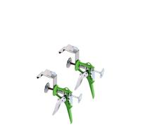 Abrazadera rápida de cajón tipo empuje, cierre de carpintería de acero inoxidable para armario de 15-50 mm, kit verde en forma de L y en forma de lazo