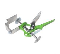 Abrazadera rápida de cajón tipo empuje para armario, carpintería, clip de fijación en forma de L y diseño de arco, se adapta a 15-50 mm de grosor, acero inoxidable y aluminio (1 unidad)