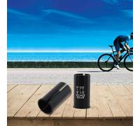 Abrazadera reductora de tija de sillín de bicicleta de aleación de aluminio para adaptador mecanizado CNC para conversión de diámetro de tubo de carretera de montaña, negro (27.2-30.9)