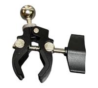 Abrazadera roscada de 1 / 10.2 cm con junta, clip B para añadir cabeza de | Abrazadera de metal giratoria para motocicleta, bicicleta, teléfono, cámara de acción, equipo de iluminación profesional