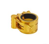 Abrazadera Silla Bici 40mm Liberación Rápida MTB | Aleación para resistencia, núcleo para robusto, operación para suave, libre de óxido, acabado anodizado(gold 40mm)