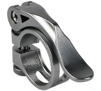 Abrazadera Silla Bici MTB Ligera Hueco Abrazadera Silla Bici | Aleación aluminio ligera, hueco triple, para resistencia oxidación, ajuste para rápido, MTB(31.8 Titanium Color)