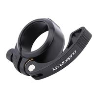 Abrazadera Sillin 4 1 mm Tubo de asiento bicicleta Sillín montar Liberación rápida Aleación aluminio Plegable Asiento Abrazaderas for 33. 9mm Poste del(Noir)