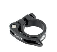 Abrazadera Sillin Abrazadera for tija de sillín cierre asiento liberación rápida bicicleta Mtb 31,8 34,9 MM Clip cuadro tubo 27,2/31,6mm(34.9mm black)