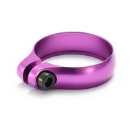 Abrazadera Sillin Asiento de asiento bicicleta Super Light Titanium Post Cnc Abrazadera silla montar aleación for 27.2/30.8 31.6mm Sillín seguridad for bicicletas(34.9 purple)