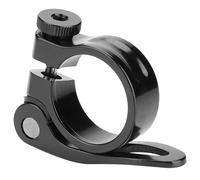 Abrazadera Sillin Bicicleta de Aluminio, Cierre Tija Sillin Fijación Segura Es la Opción Ideal para Bicicletas de Montaña y Bicicletas de Carretera.