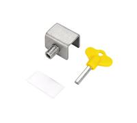 Abrazadera sin perforación para hardware, Single Hole Silver