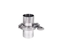 Abrazadera soldada para tuberías, Adaptador de casquillo de rosca de cubierta de acero inoxidable S304 con junta de silicona for tubería(K50.5mm(1.5 Inch Tc),10mm)