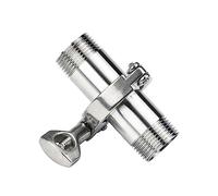 Abrazadera soldada para tuberías, Adaptador de casquillo roscado de acero inoxidable SS304 con junta de silicona for tubería(DN65 x Ferrule91)