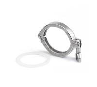 Abrazadera soldada para tuberías, Virola OD SS304 de acero inoxidable, accesorio sanitario de triple abrazadera for elaboración casera de cerveza, 1 unidad(19mm Ferrule 25.4)