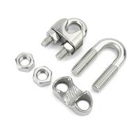 Abrazadera tipo U de acero inoxidable 304, M2/3/4/5/6/8/10/12/14 mm(1pcs M10)