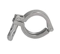 Abrazadera triple de acero inoxidable 304 con tuerca de mariposa Diseño de un solo pasador para una conexión segura de la manguera del tubo Accesorio duradero y resistente (32)