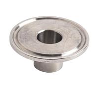 Abrazadera triple de virola de acero inoxidable 304 para instalaciones de tuberías sanitarias en servicio de alimentos (19 mm)