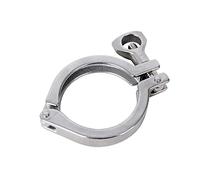 Abrazadera triple resistente de acero inoxidable 304 con tuerca de mariposa for aplicaciones sanitarias y de elaboración casera(106mm)