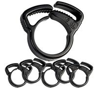 Abrazadera Tubo Riego por Goteo 16mm | Pack 100 Abrazaderas de Presion para Manguera de Jardin 16 mm | Accesorios Riego por Goteo Tuberia 16mm | Sujecion para Tubo Riego | Te Codo Enlace Goteros Llave