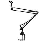 Abrazadera universal ajustable para micrófono de escritorio, soporte de brazo de tijera
