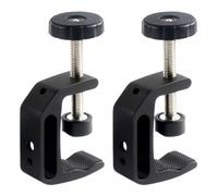 Abrazadera universal C, pequeña abrazadera de tipo C, abrazadera de mesa, abrazaderas de metal de aleación de aluminio, mini abrazadera de tornillo para bricolaje, carpintería de soldadura, 2 unidades